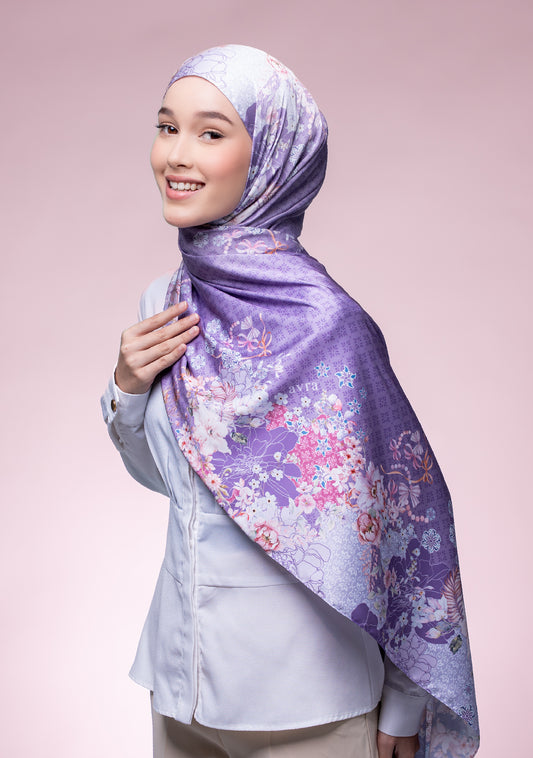 [SHAWL] Meadow in Amethyst
