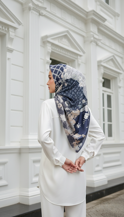 Patchwork and Bloom in Midnight Gold